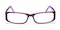 Dampier PURPLE Rectangle Acetate Eyeglasses