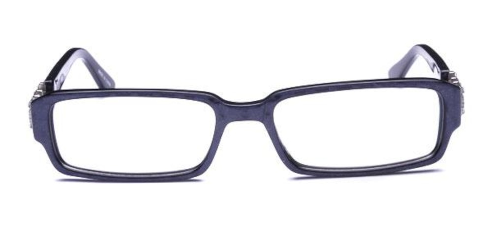 1012 Black Rectangle Acetate Eyeglasses