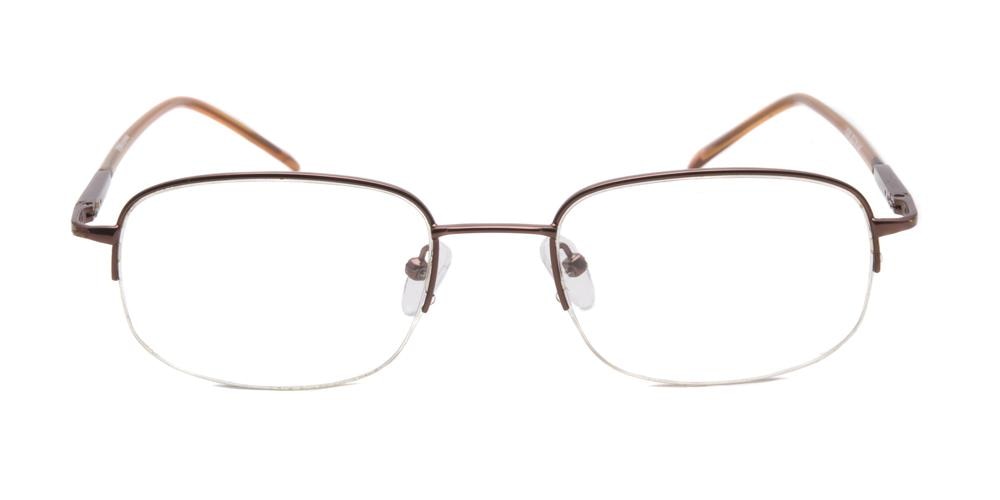 George Brown Round Metal Eyeglasses