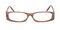 Kyle Yellow/Burgundy Rectangle Acetate Eyeglasses