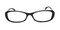 George Black Oval Plastic Eyeglasses