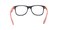 Y323 Black/Orange Classic Wayframe Plastic Eyeglasses