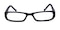 Lucy Matte Black Rectangle Plastic Eyeglasses