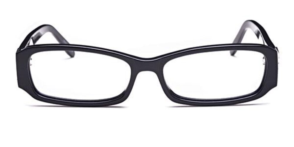 Chad Black Rectangle Acetate Eyeglasses