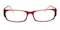 Palmer Burgundy Rectangle Acetate Eyeglasses
