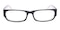 Palmer Black/Crystal Rectangle Acetate Eyeglasses