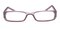 Lucy Matte Gunmetal Rectangle Plastic Eyeglasses