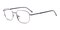 FM0688 Gunmetal Round Metal Eyeglasses