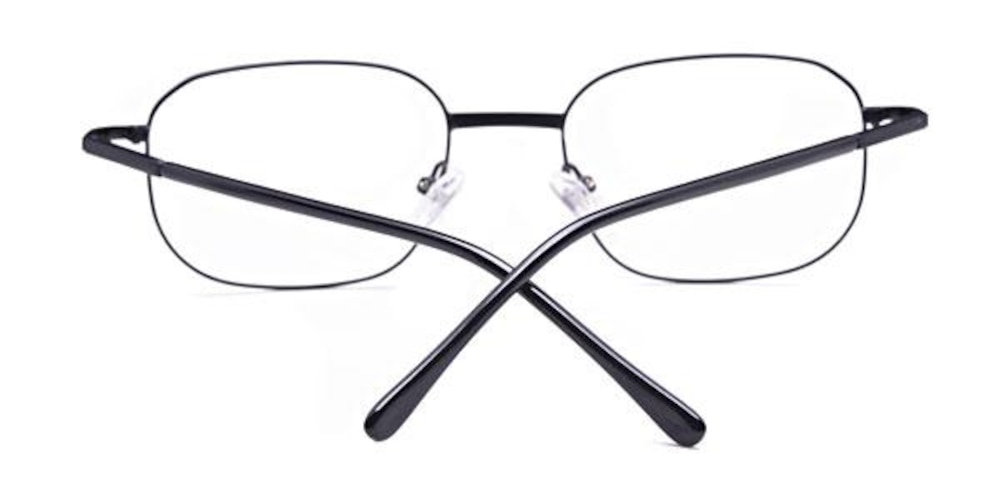 FM0687 Black Round Metal Eyeglasses