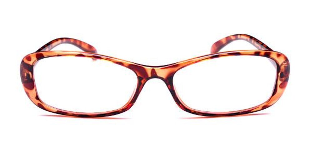 George Tortoise Oval Plastic Eyeglasses