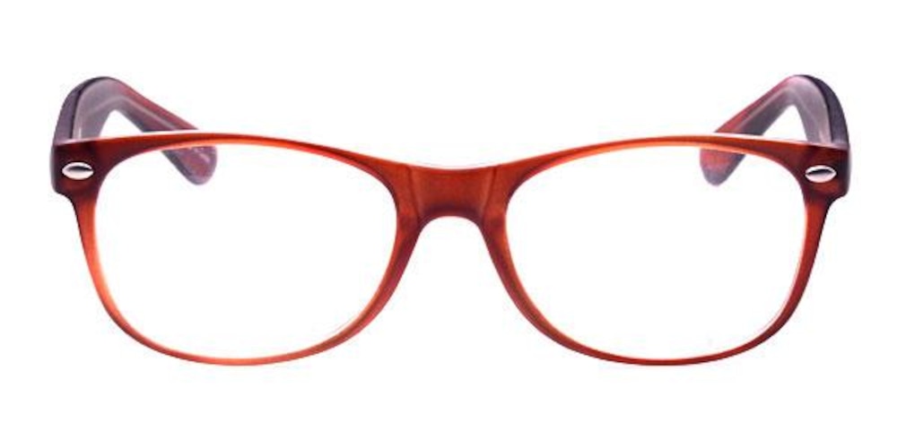 FP0360 Matte Brown Classic Wayframe Plastic Eyeglasses