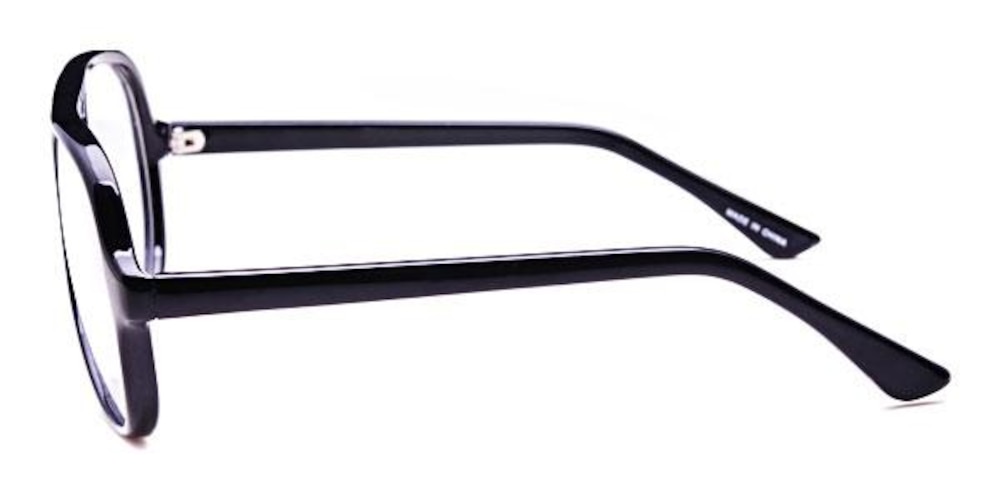 Diep Black Aviator Plastic Eyeglasses