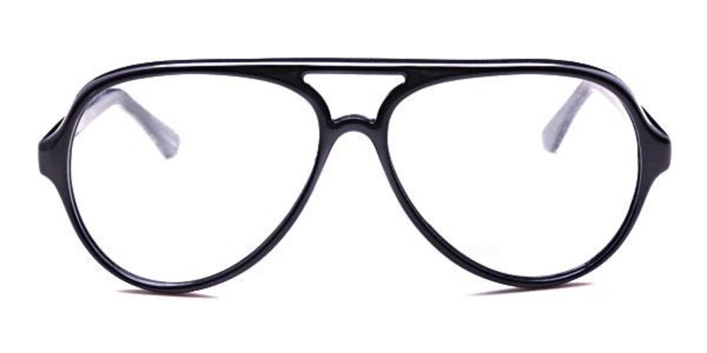 Diep Black Aviator Plastic Eyeglasses