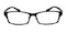 Georgeanna Matt Black Rectangle Plastic Eyeglasses