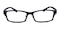 Georgeanna Blue Rectangle Plastic Eyeglasses