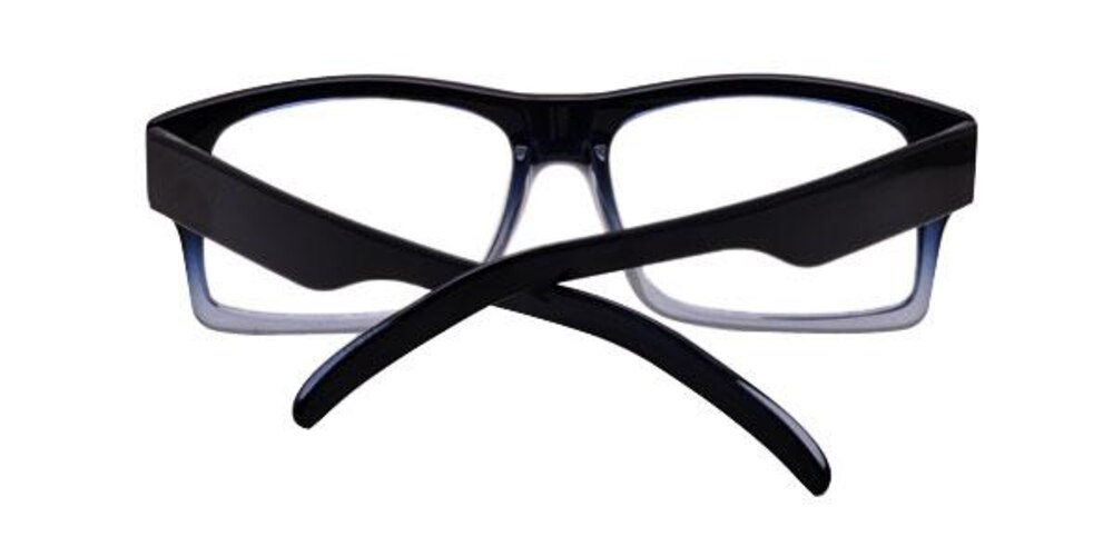 Villeurbanne Black/Blue Square Plastic Eyeglasses