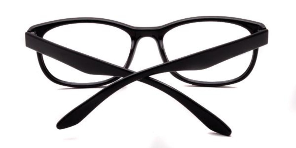 Douglas Black Classic Wayframe Plastic Eyeglasses