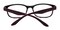 Steven Black/Pattern Oval Plastic Eyeglasses