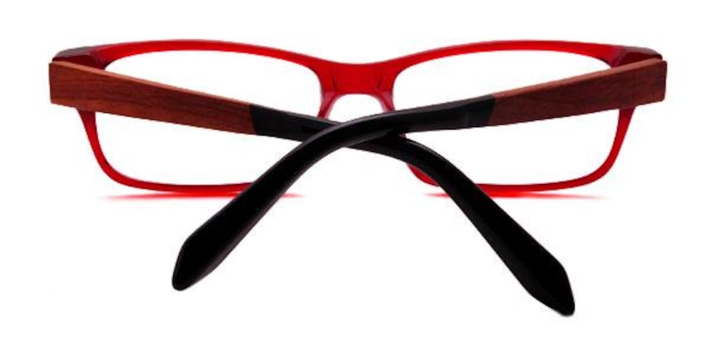 Venturato Red Oval Acetate Eyeglasses