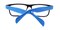 Sindt Black/Blue Rectangle Plastic Eyeglasses