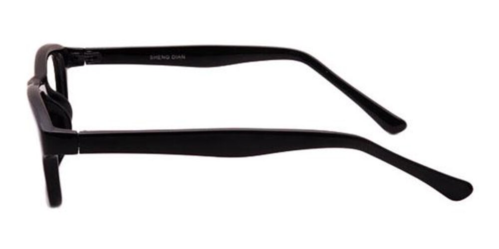 Plymouth Black Classic Wayframe Plastic Eyeglasses