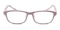 Plymouth White Classic Wayframe Plastic Eyeglasses