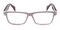 Sindt White Oval Plastic Eyeglasses