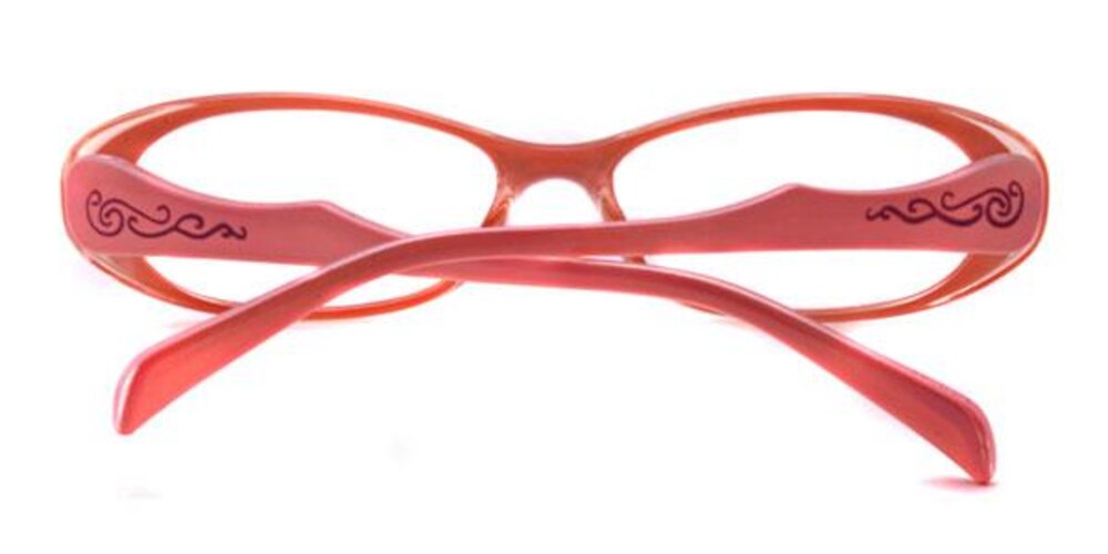 Wayne Pink Oval Plastic Eyeglasses
