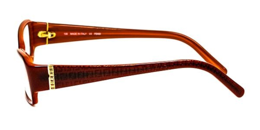 Fendi 777R REGAL RED Oval Acetate Eyeglasses