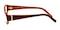 Fendi 777R REGAL RED Oval Acetate Eyeglasses