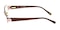 DVF8001 ROSE Rectangle Metal Eyeglasses