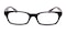 Daesch Black Rectangle Acetate Eyeglasses