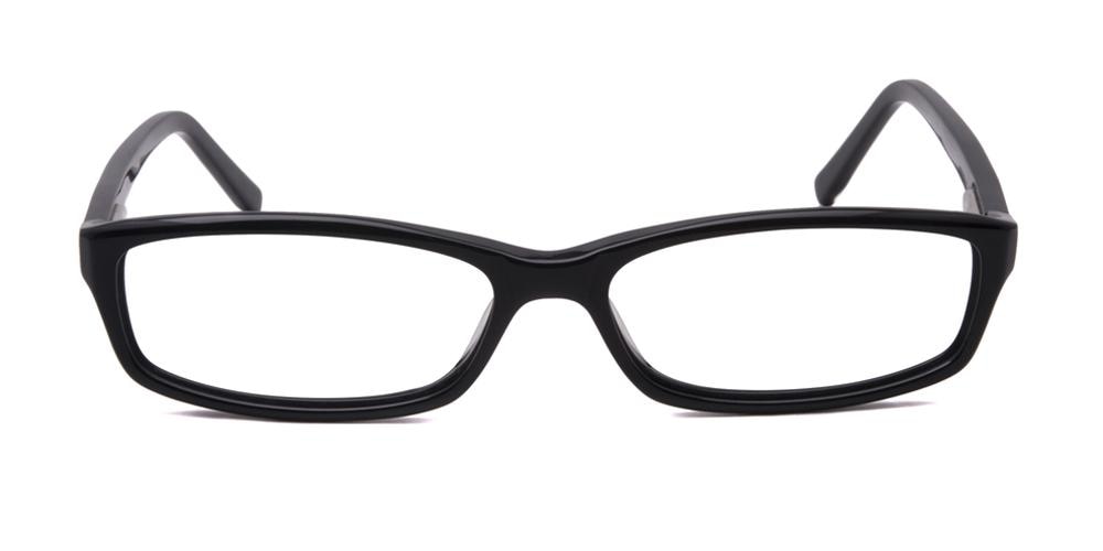 Argenteuil Black Rectangle Acetate Eyeglasses