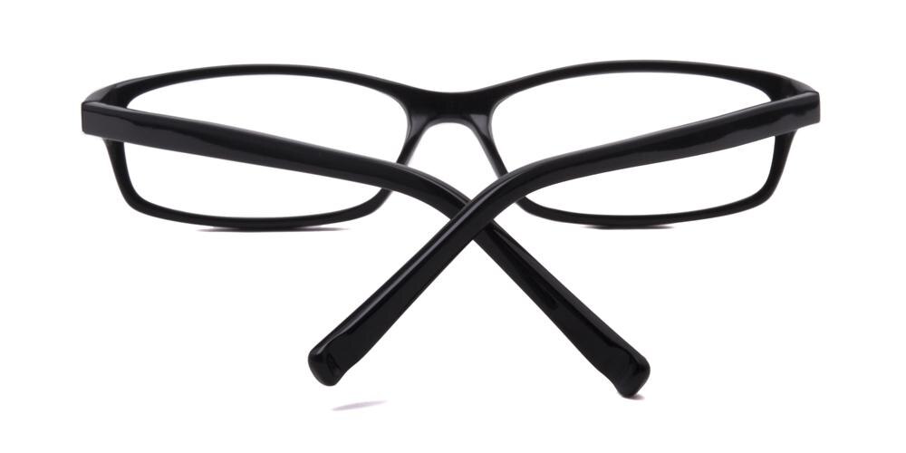 Argenteuil Black Rectangle Acetate Eyeglasses