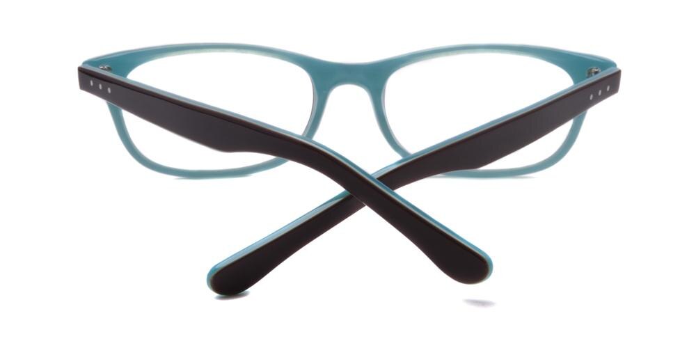 Louise Brown/Blue Oval Acetate Eyeglasses