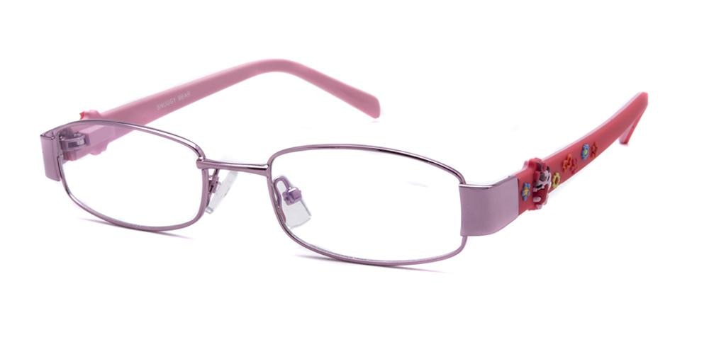 Thompson Pink Oval Metal Eyeglasses