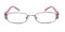 Thompson Pink Oval Metal Eyeglasses