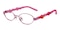 Holt Pink Oval Metal Eyeglasses