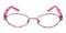 Holt Pink Oval Metal Eyeglasses
