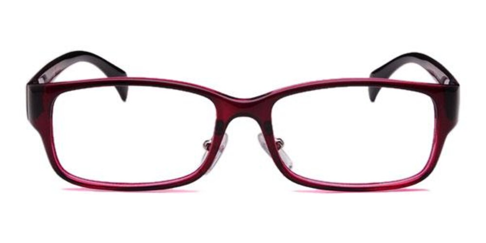 Roubaix Burgundy Square Plastic Eyeglasses