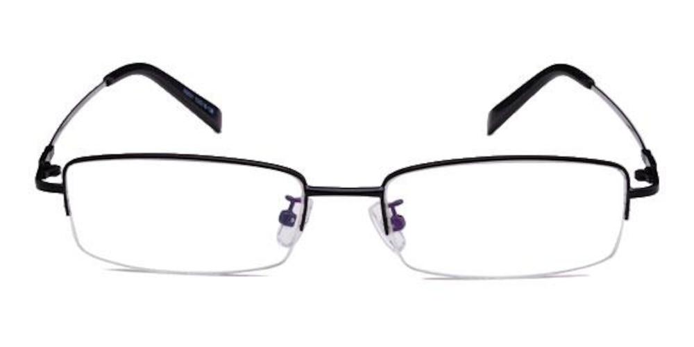 Avignon Black Rectangle Eyeglasses