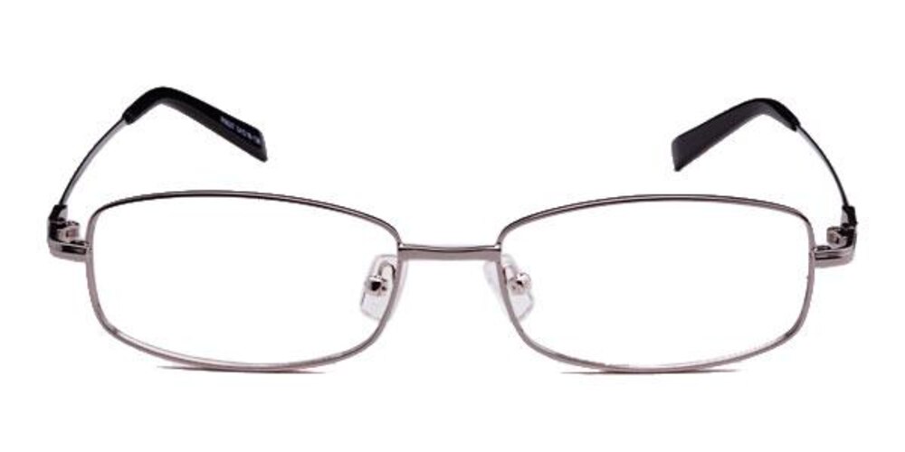 Chris Silver Oval Eyeglasses