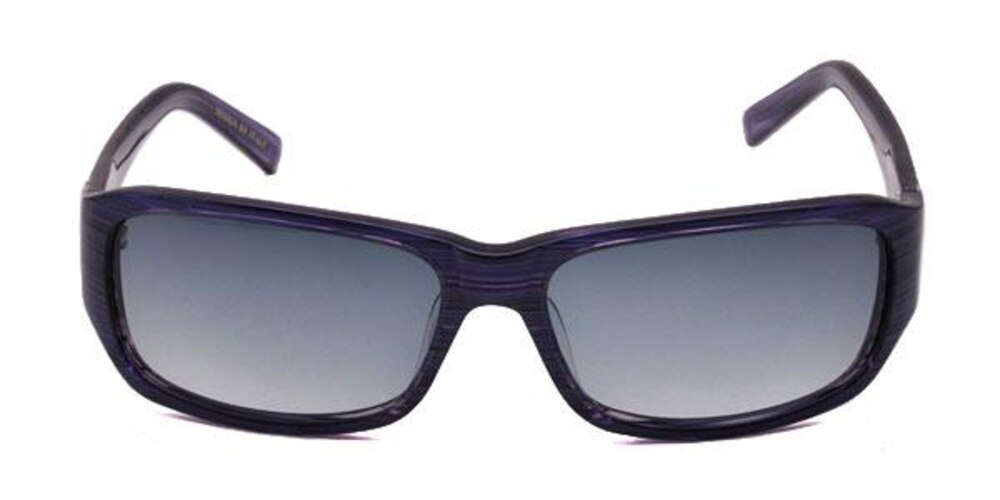 Sims Blue Oval Acetate Sunglasses