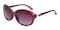 Lisa Purple Round Plastic Sunglasses