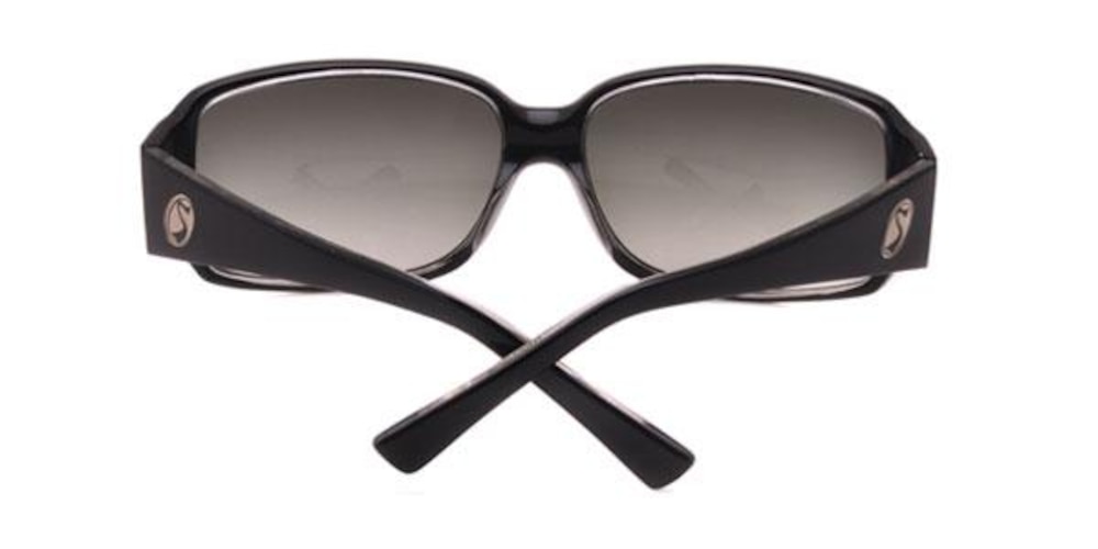 Bowers Black/Crystal Square Acetate Sunglasses