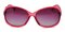 GreenBay Red Round Plastic Sunglasses