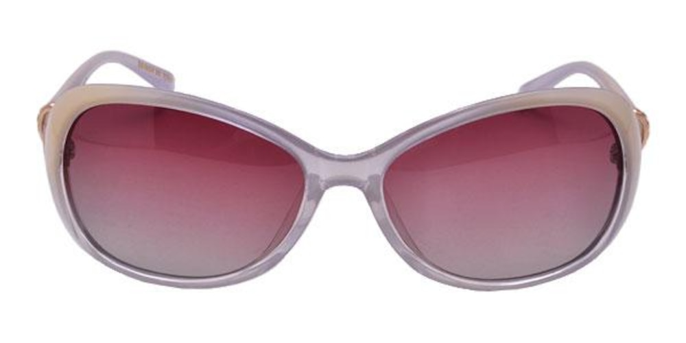 Sweatt Crystal Oval Plastic Sunglasses