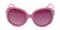 Segraves Pink Round Acetate Sunglasses