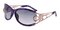 Fleischmann Purple Oval Acetate Sunglasses