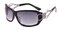 Satterfield Black/White Classic Wayframe Acetate Sunglasses